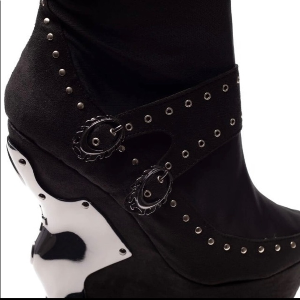 Hades Brands 9” Platforms w/chrome studding.